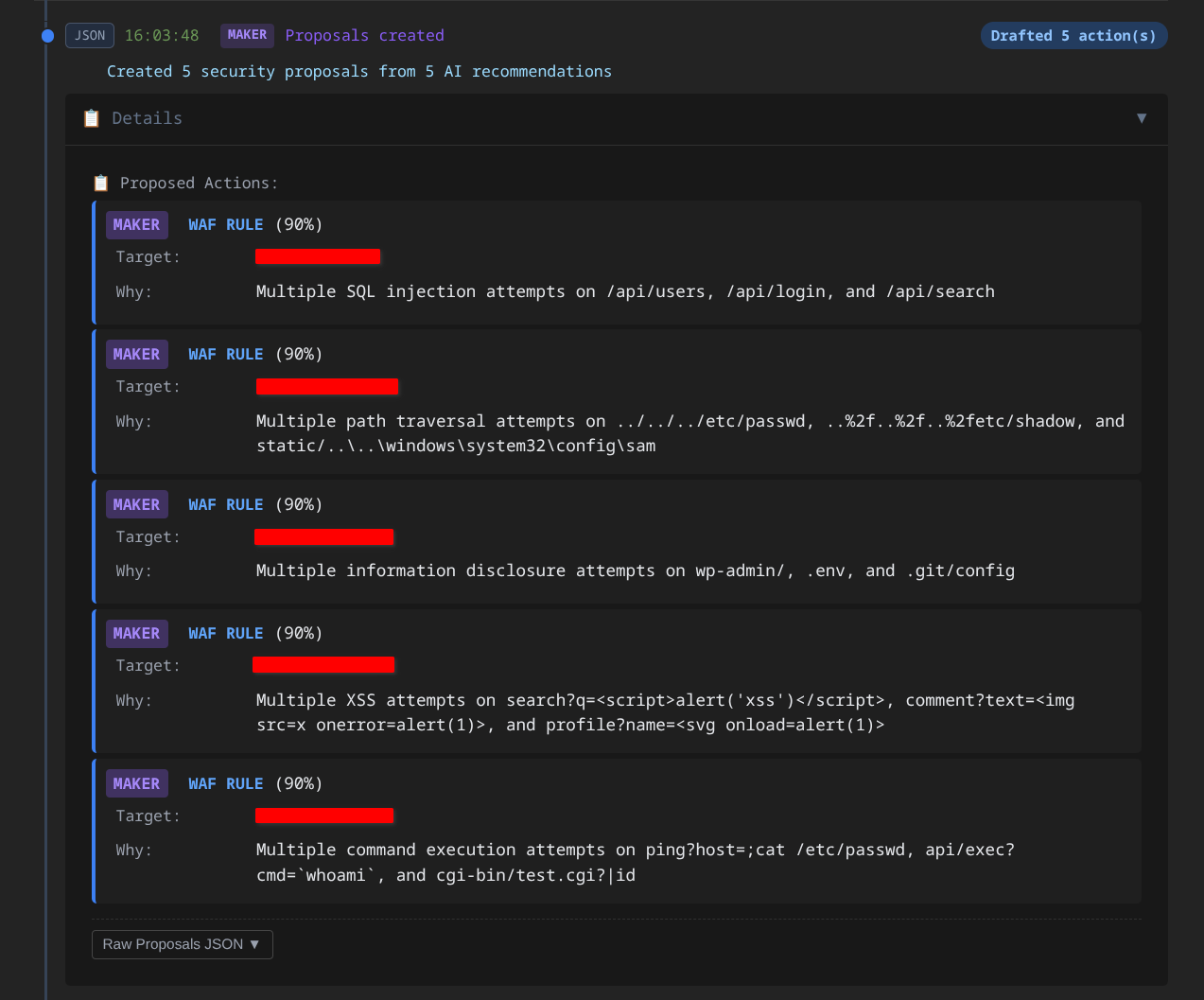 AITL Maker Agent - Security proposals generated from real attack patterns